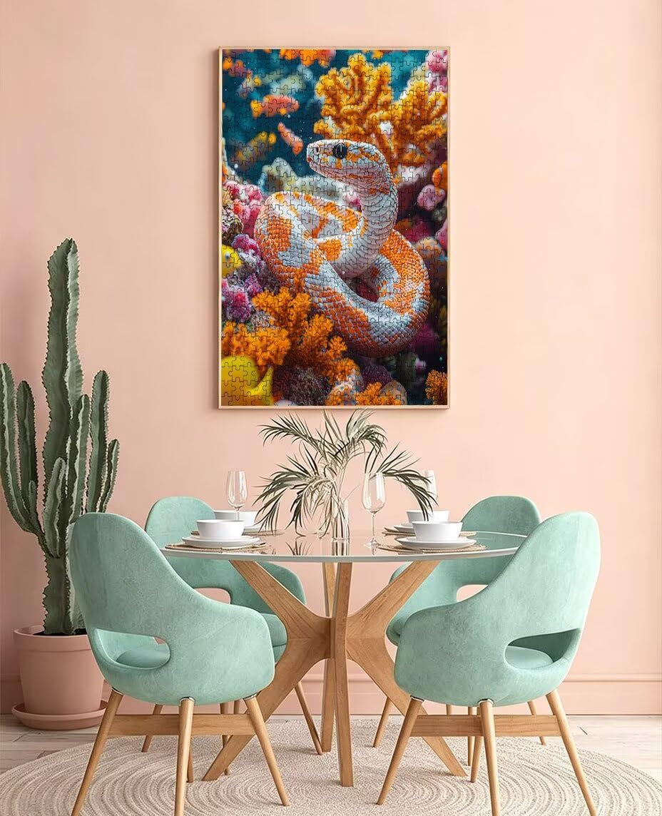 Puzzle 2000 Pezzi Animali Sottomarini 3D Puzzle per Adulti Impegnativo, Educa Puzzles Artistico, Divertente E Stimolante Puzzles Decorativo per La Famiglia, Regalo e Decorazione Pareti BXHZW6-290