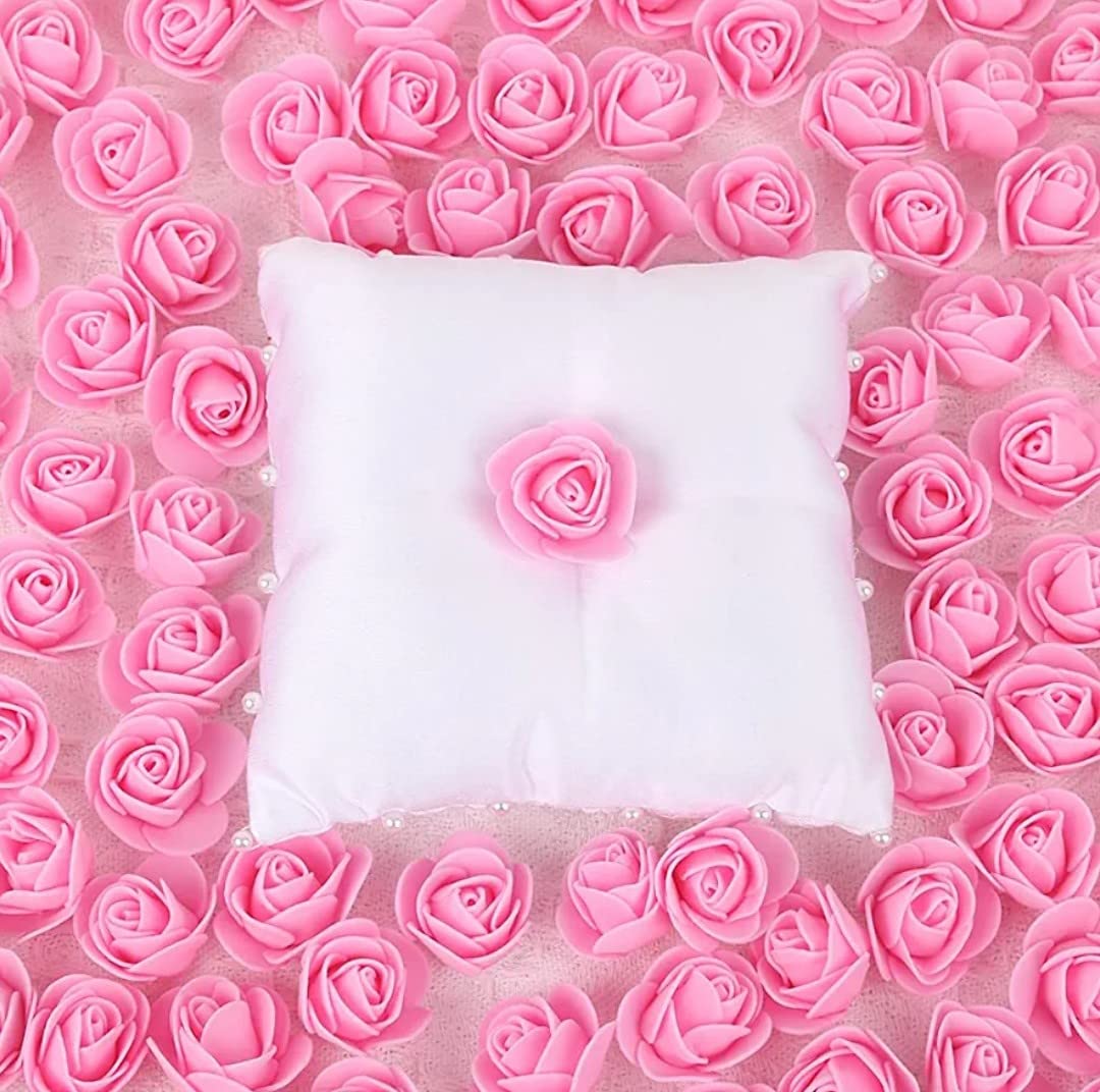 Pink Foam Flowers - Decorative Artificial Flowers -4