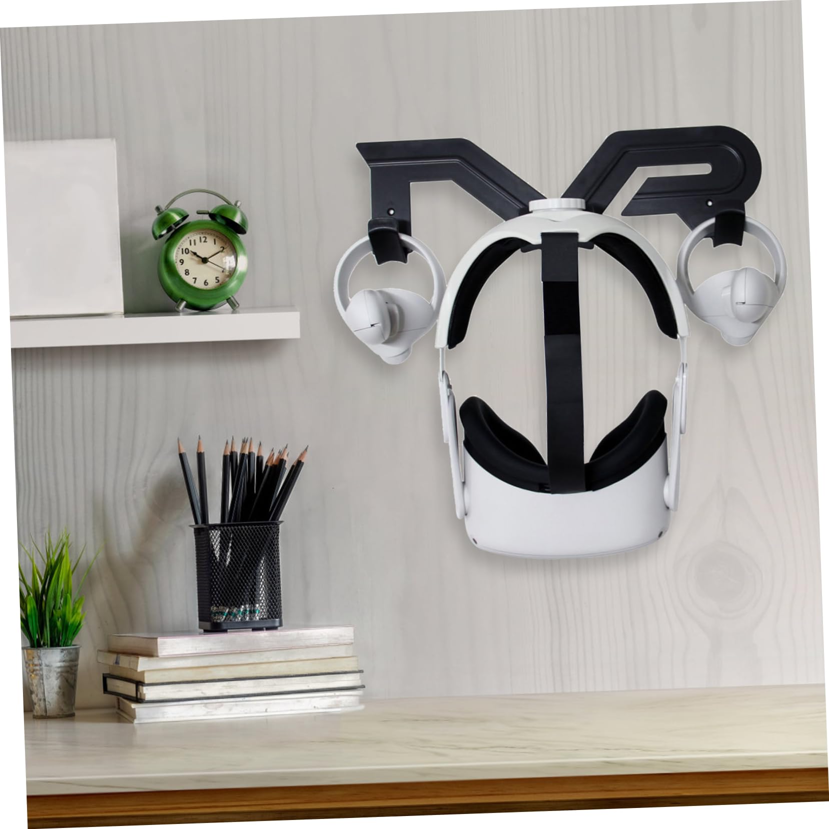 RORPOIR Vr Storage Container Wall-Mounted Storage Bracket for 2/1 Black Creative Stand
