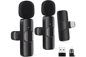Take Your Mobile Audio to the Next Level: Wireless Microphone System (2-Pack)...