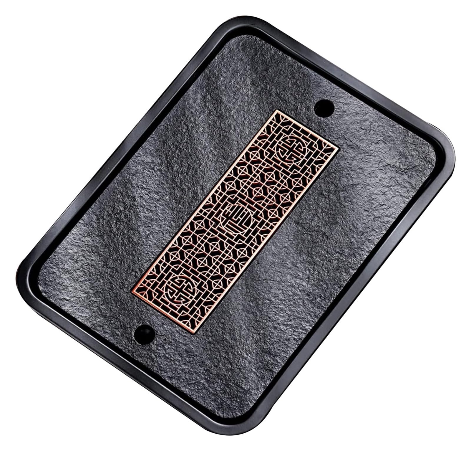 Kung fu tea tray, Kung Fu Small Tea Tray Chinese Gongfu Table Box, Traditional Style Serving with Reservoir(A,39.5 * 29.5 * 6cm)
