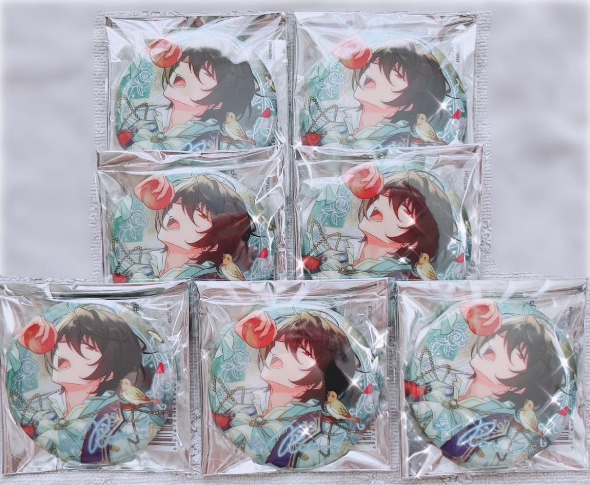 Amazon.co.jp: あん スタ 缶バッジ 中国 招募缶 朔間凛月 7点セット  