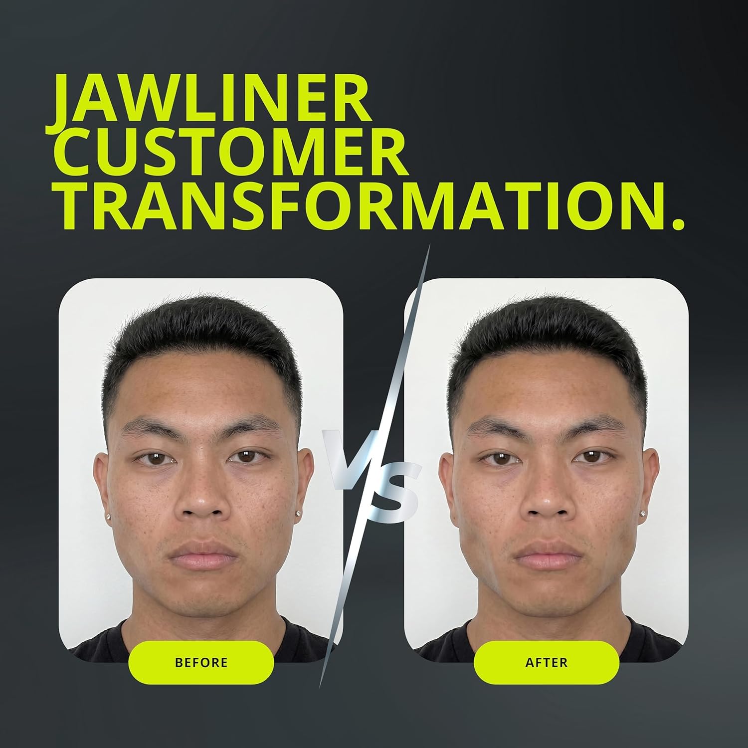 JAWLINER Fitness Guma do żucia - Guma do żucia do miażdżenia (2 Miesięcy)