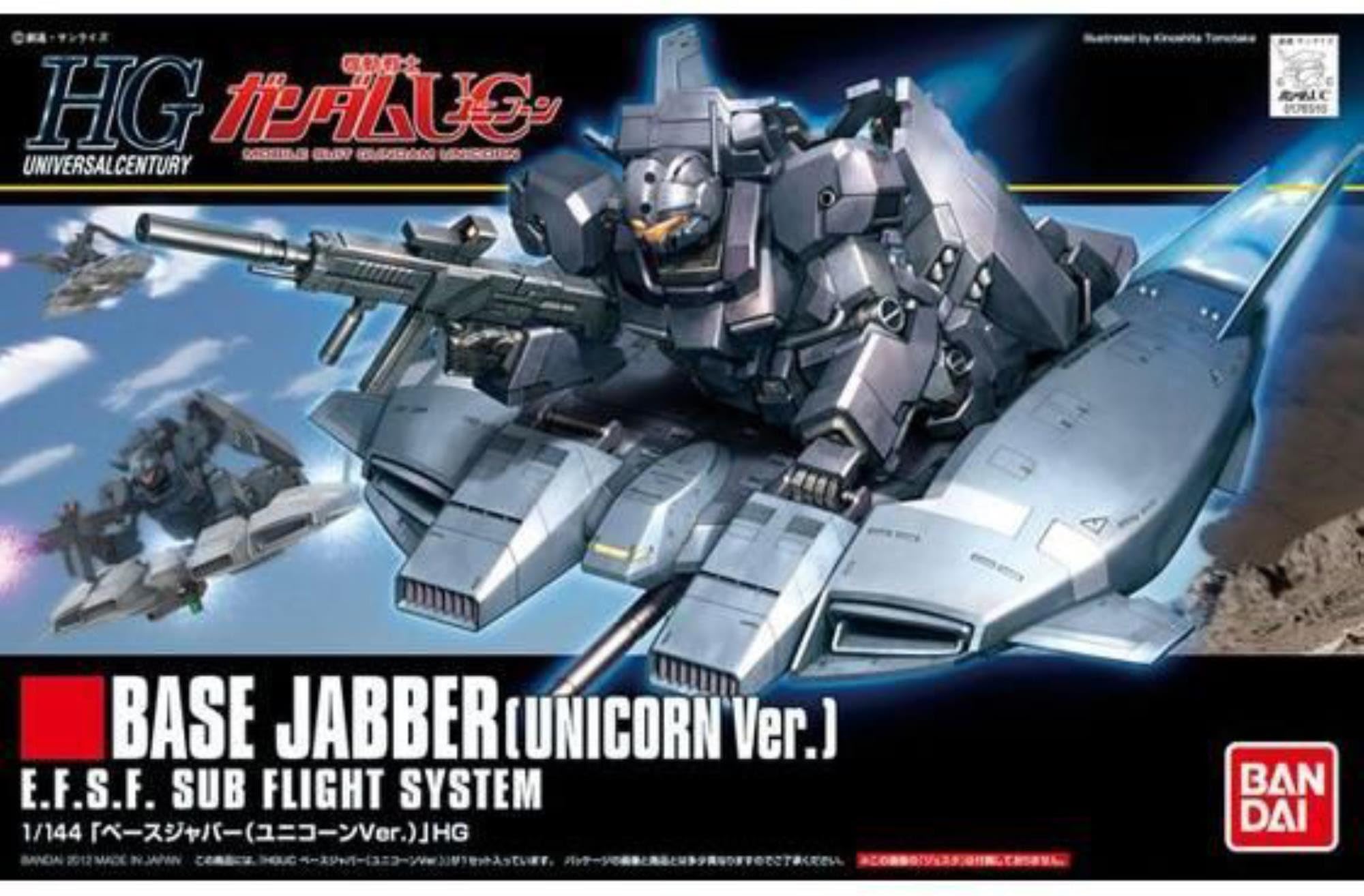 HGUC Mobile Suit Gundam UC Base Jabber (Unicorn Ver.) 1/144 Scale Color-Coded Plastic Model