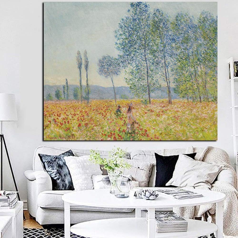 Toile imprimée Claude Monet 60x90cm encadrée, le cadeau idéal d'anniversaire