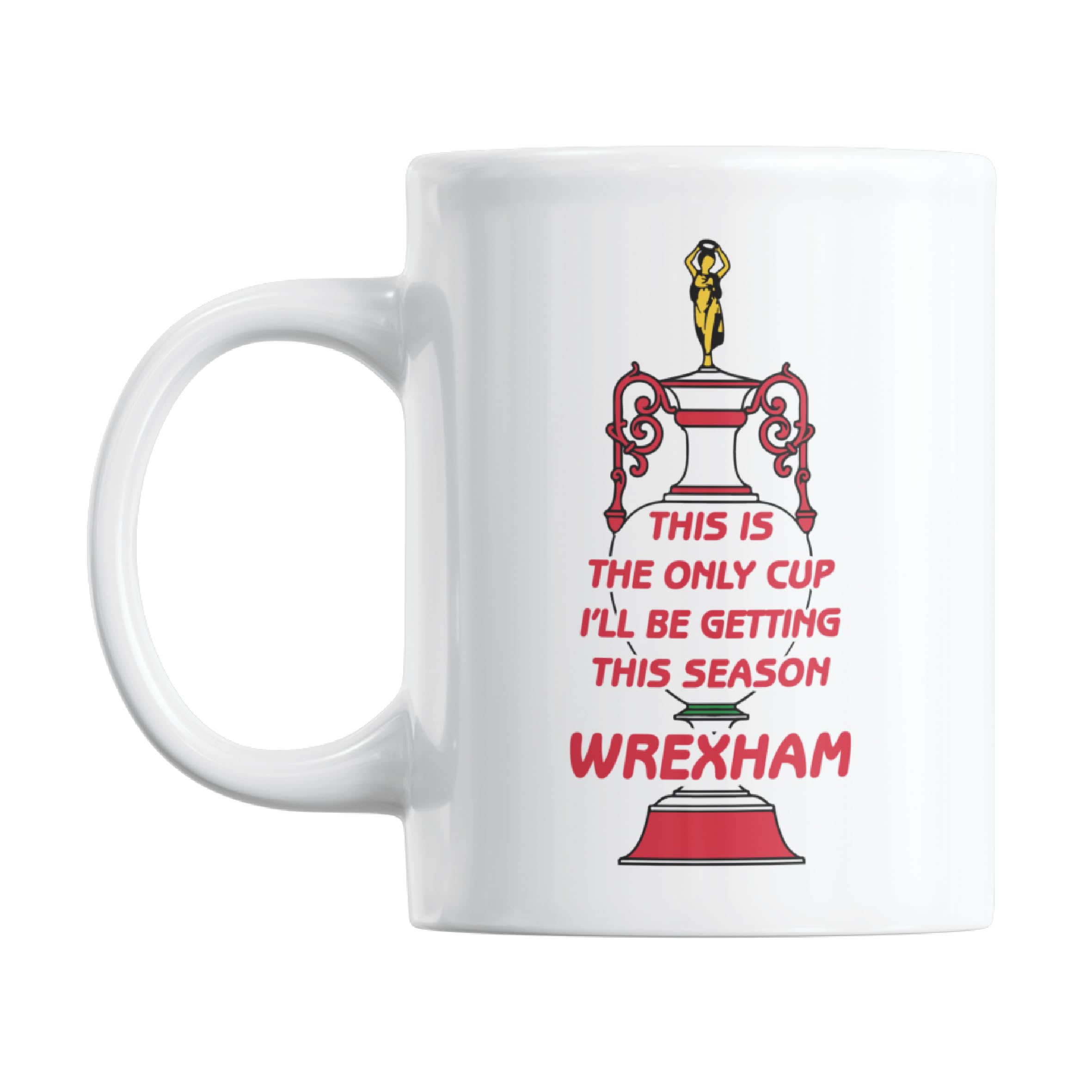 Mug Gift for Wrexham Fans | Football Secret Santa Mug Gift for Wrexham Supporters | Football Stuff, Joke Mug for Friends, Colleague, Cousin, Uncle, Dad, Father, Son, Brother 11oz — image 1