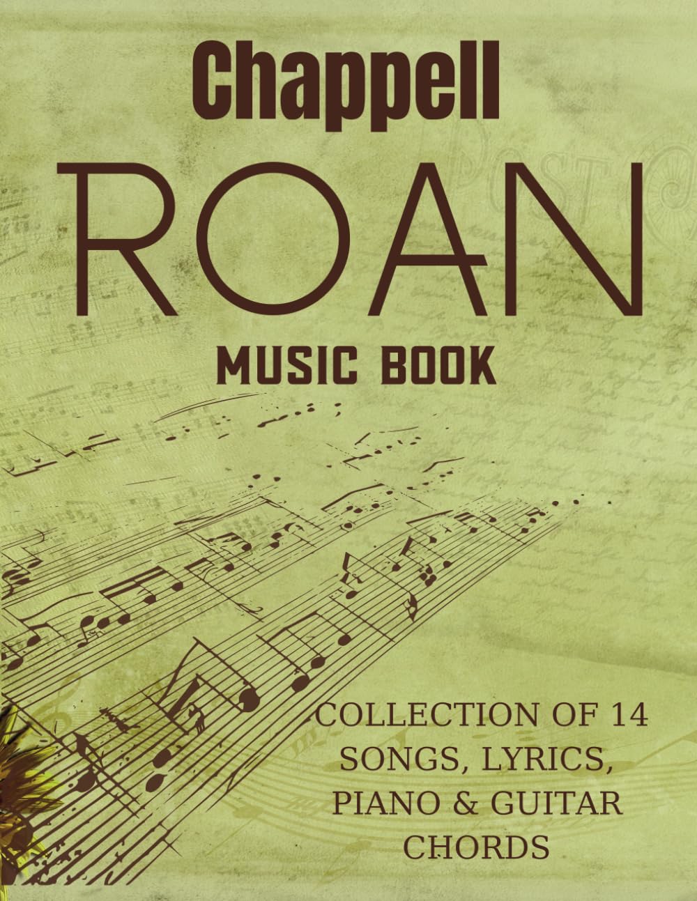Chappell Roan Music Book: Collection of 14 Songs, Lyrics, Piano & Guitar Chords