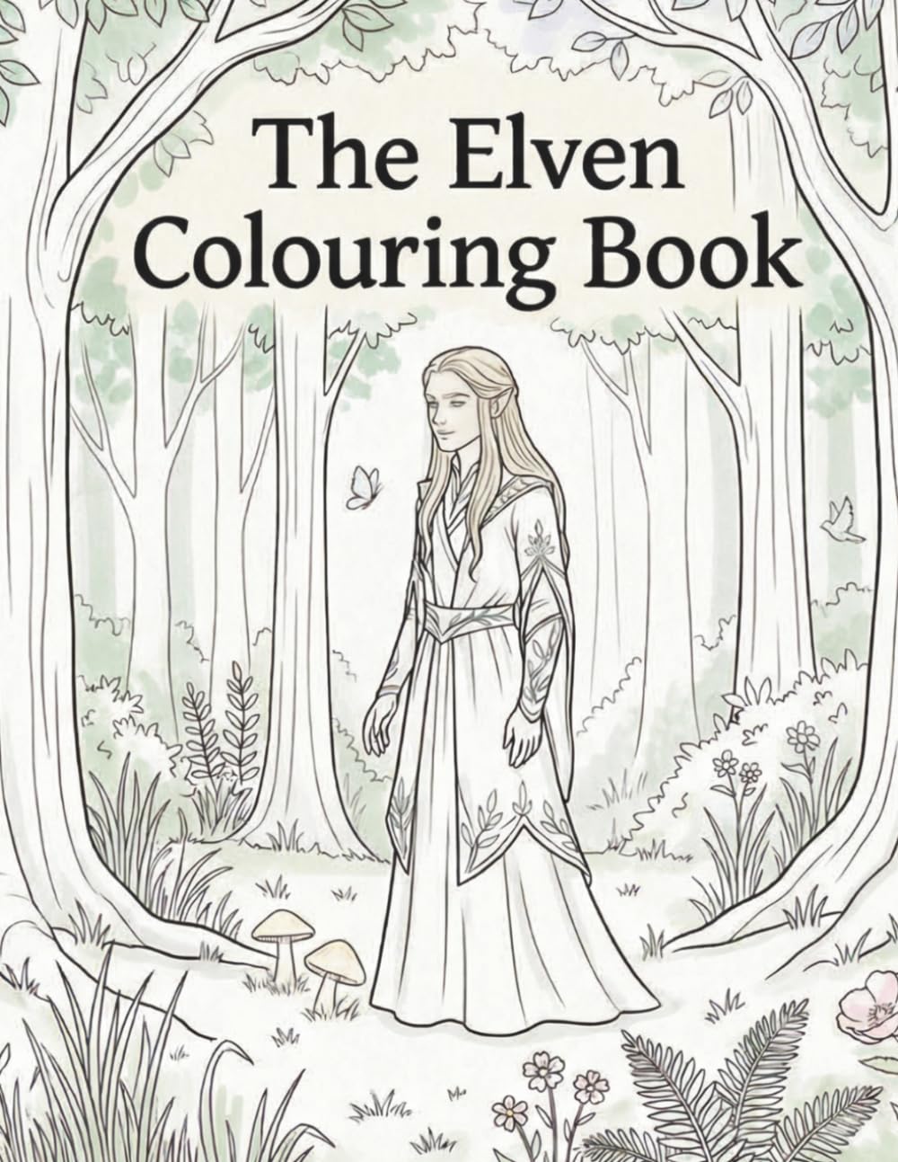 The Elven Colouring Book