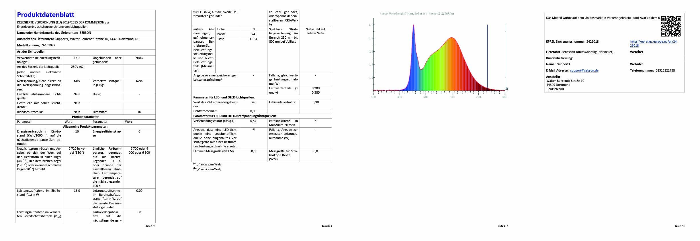 SEBSON LED Unterbauleuchte Küche 110cm, dimmbar, 3 Lichtfarben | 2700K/4000K/6500K, schwenkbar, Schalter & Stecker 230V, Lichtleiste verlängerbar