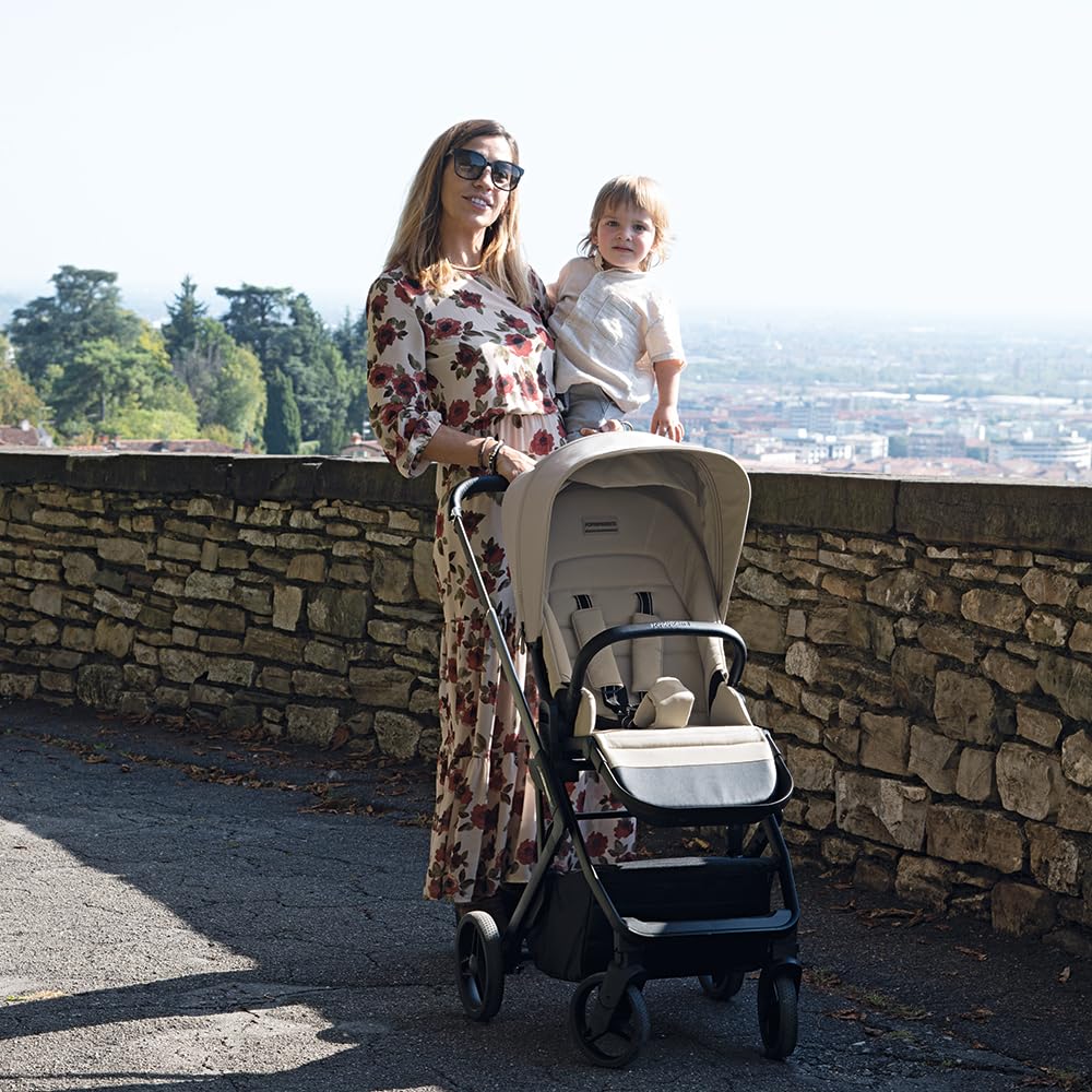 Foppapedretti Tictoc Duo passeggino+navicella, Desert