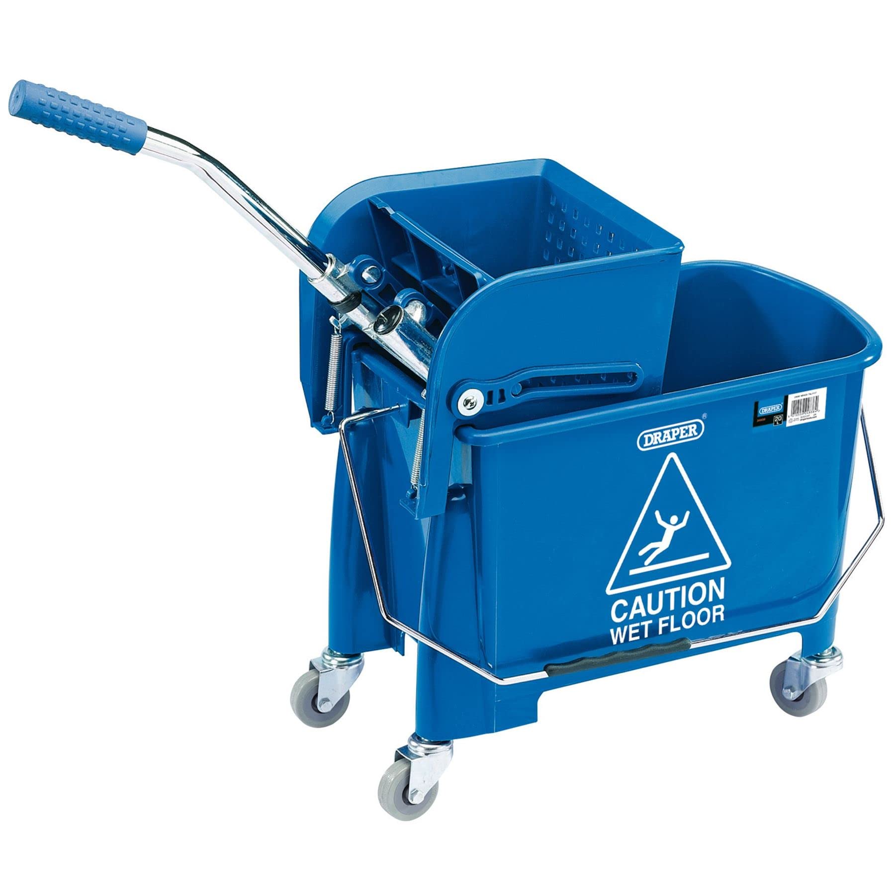 Draper Kentucky Mop Bucket With Wringer, 20L