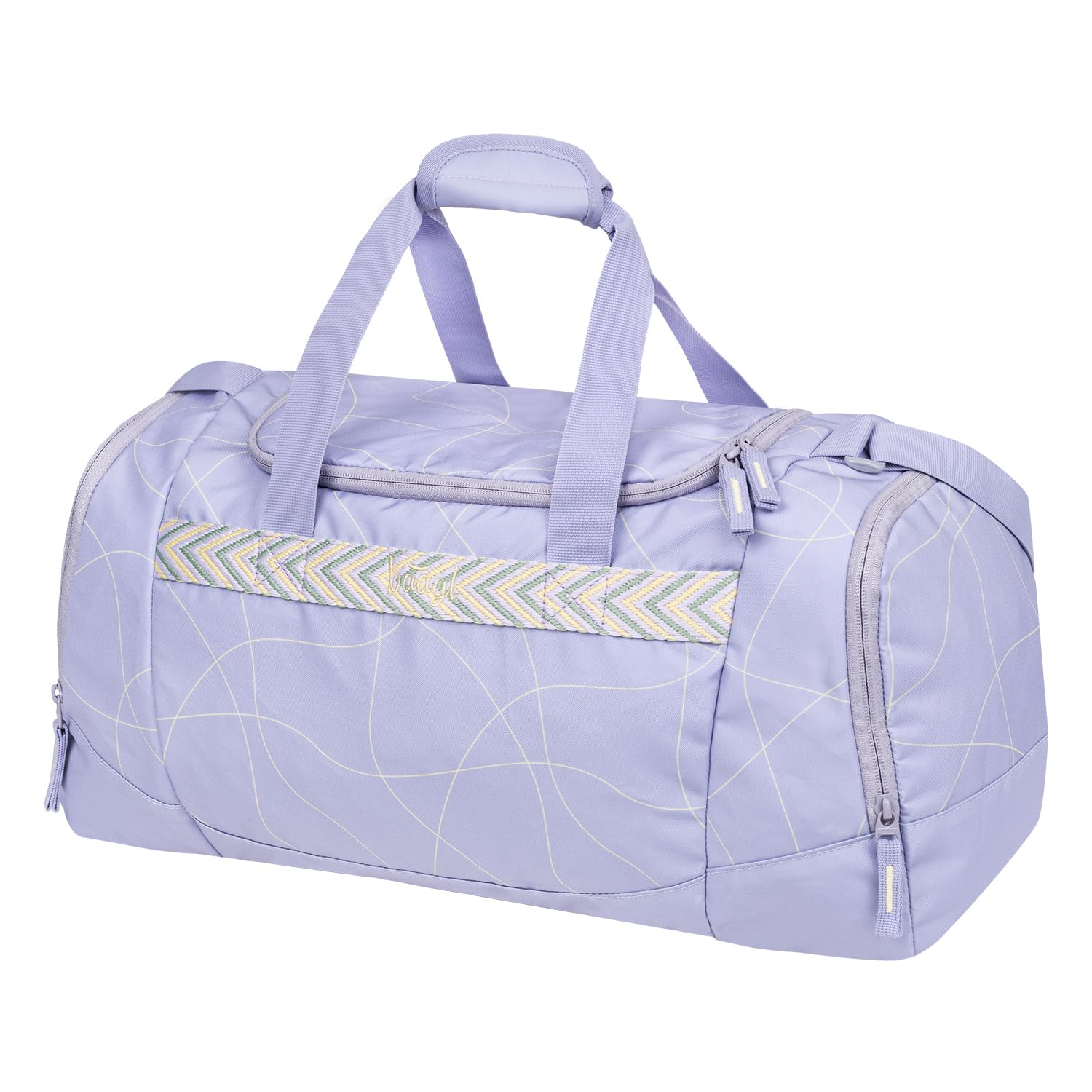 Baagl Sporttasche Mädchen Teenager – Stylische Reisetasche mit Schuhfach Kinder – Tasche für Sport, Fußball, Ballett, Schule & Freizeit, Schwimmtasche, 25 l (Mishmash)