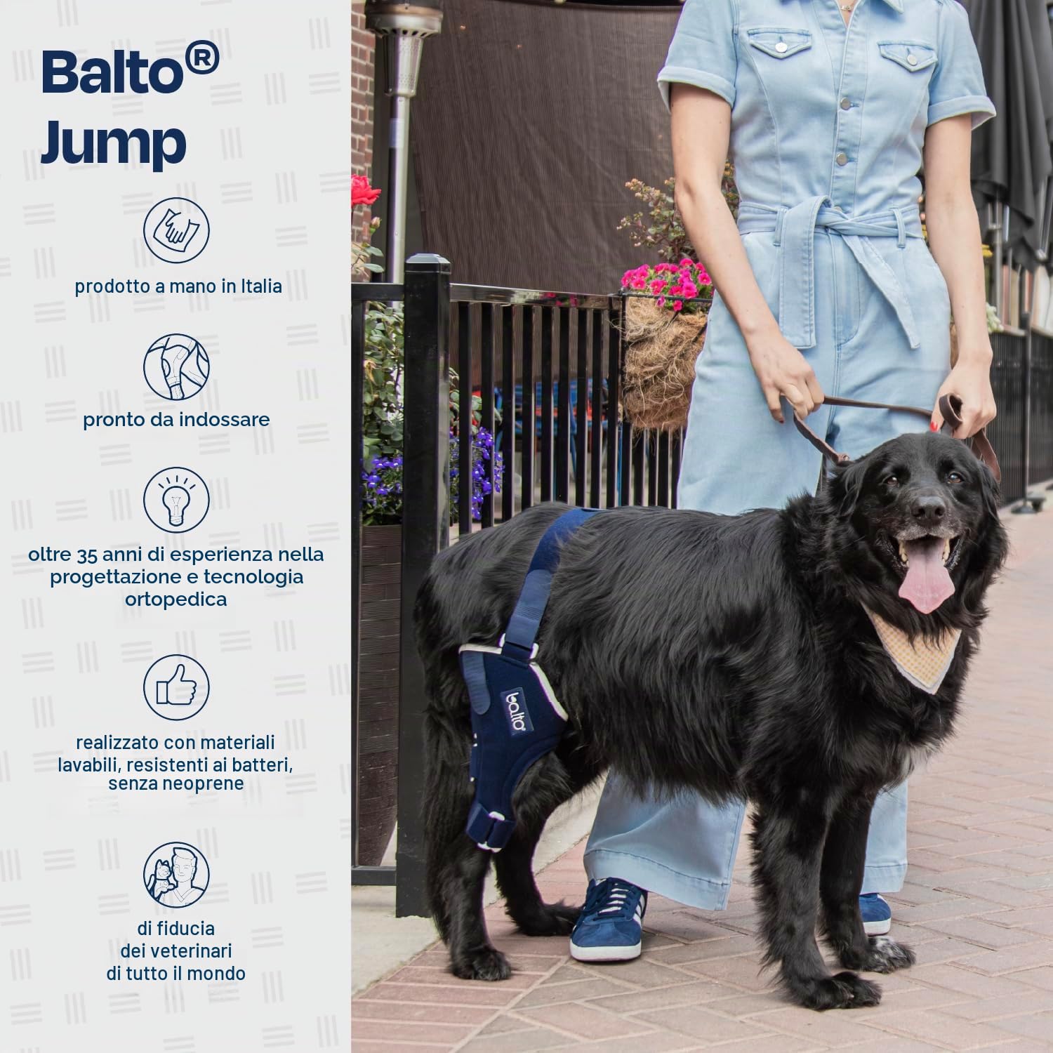 Balto - BT Jump Tutore Ginocchio SINISTRO M Tutore M