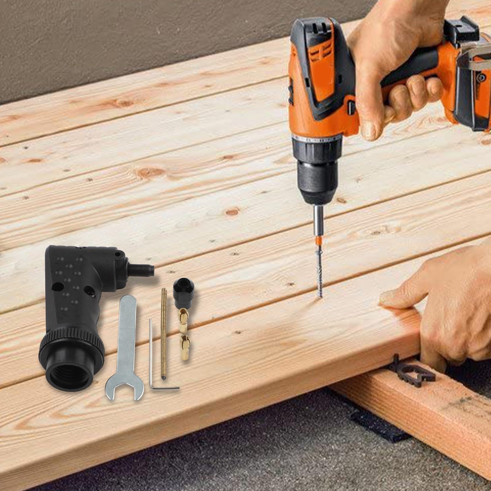 Adattatore per utensili rotanti ad angolo retto compatibile con Dremel in metallo e plastica per prestazioni affidabili nelle applicazioni di rettifica