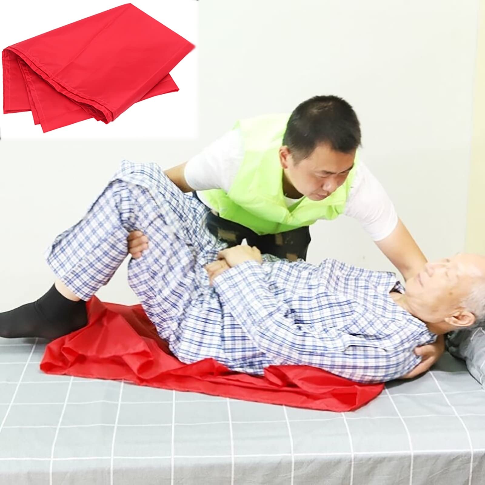 EHVYBDX Sliding Positioning Pad for Disabled Bedridden Patients, Elderly People Turn Over Auxiliary Sliding Blanket,Multifunctional Home Nursing Pad