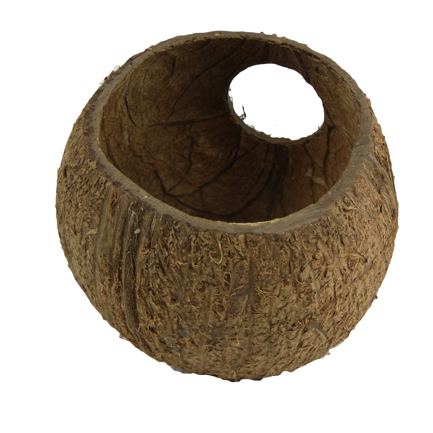 JBL 61512 miska z orzecha kokosowego jako jaskinia do akwariów i terrariów Cocos Cava 3/4 l