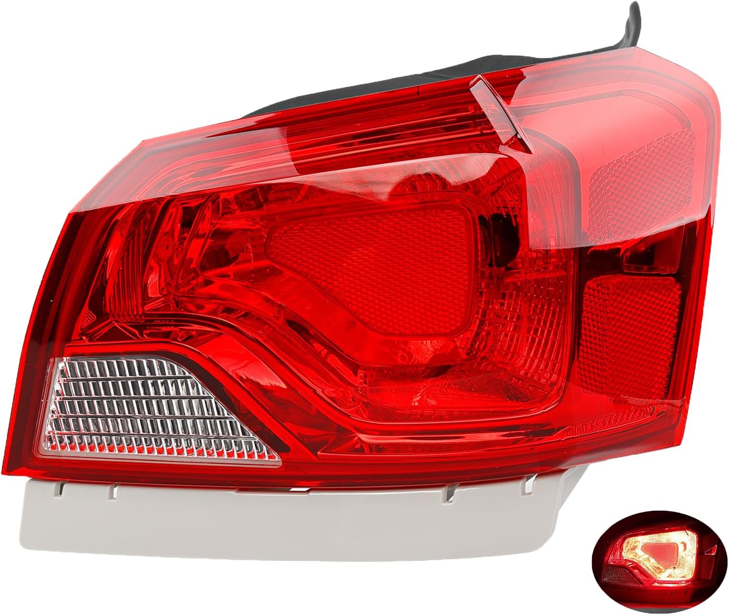 Brake Tail Light Compatible with 2014-2020 Chevy Impala LS LT LTZ Eco Premier, Replace 84247728 84527172, Back Rear Lamps Turn Signal Light- Rear Left Driver Outer Side LH