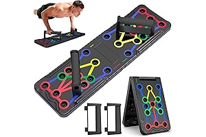 Solid Folding Push Up Board 14 in 1 Home Workout Equipment System