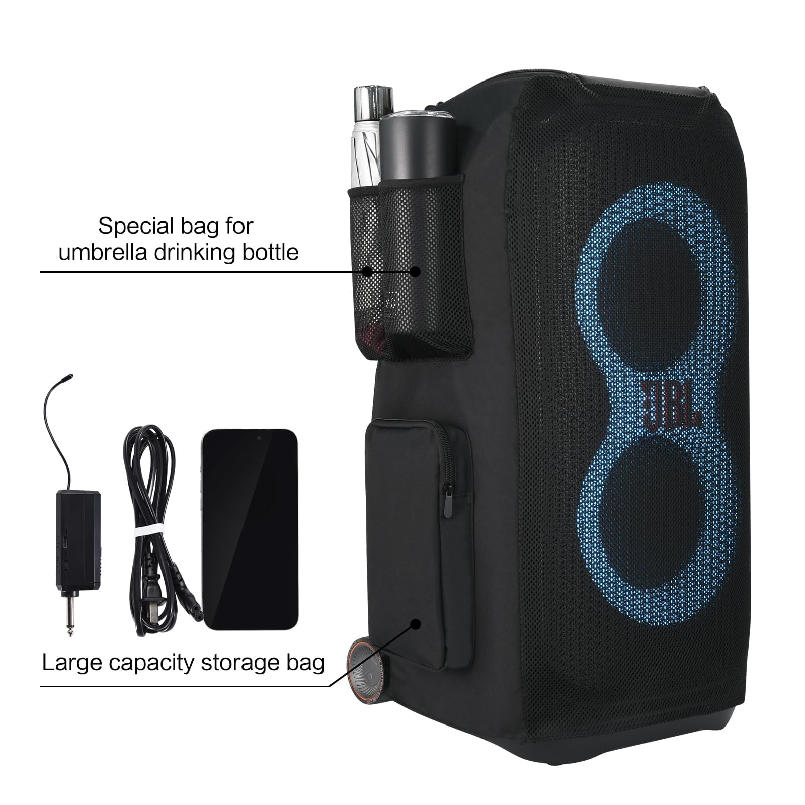 Custodia protettiva antipolvere per altoparlante JBL PartyBox Stage 320 portatile, copertura protettiva antipolvere per altoparlante Bluetooth JBL PartyBox Stage320