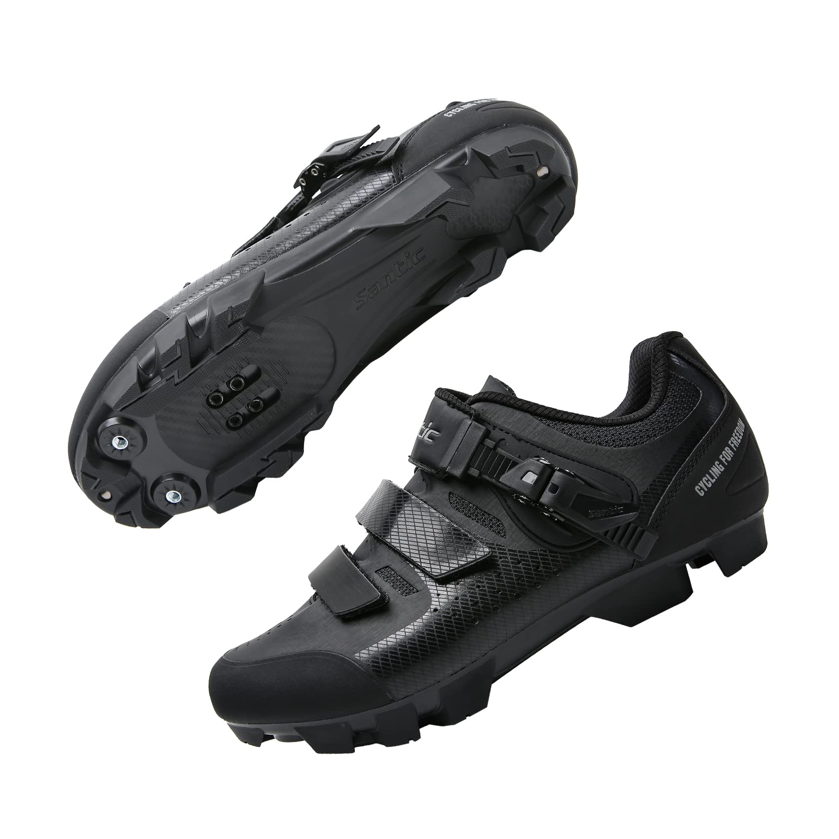 Santic Lock-Free Cycling Shoes MTB Shoes Road Bike Shoes Cycling Sneakers Unlocked Cycling Shoes…