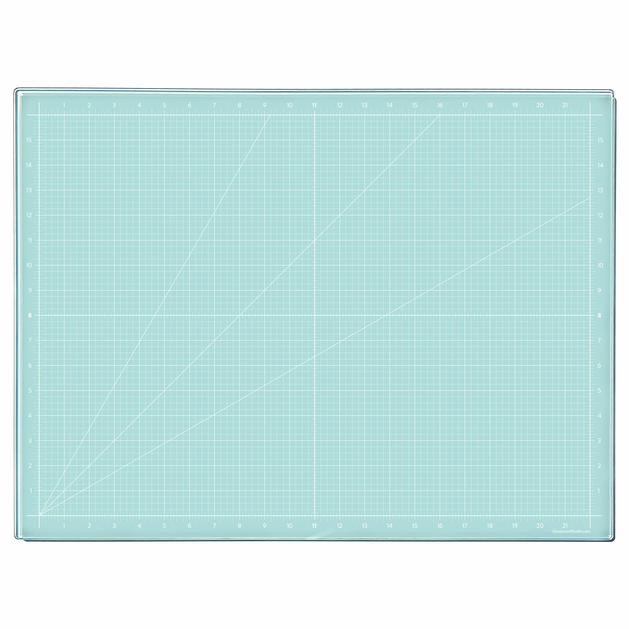 Tappetino per artigianato in vetro, resistente al calore, ai graffi e alle macchie, perfetto per opere d'arte miste, 45,7 x 61 cm