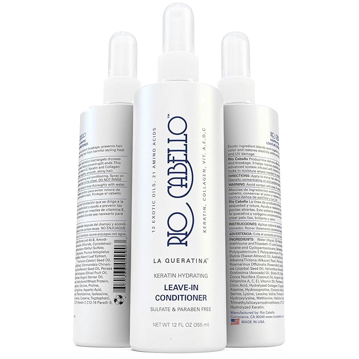 Buy Rio Keratin Leavein Conditioner AntiFrizz Smoothes