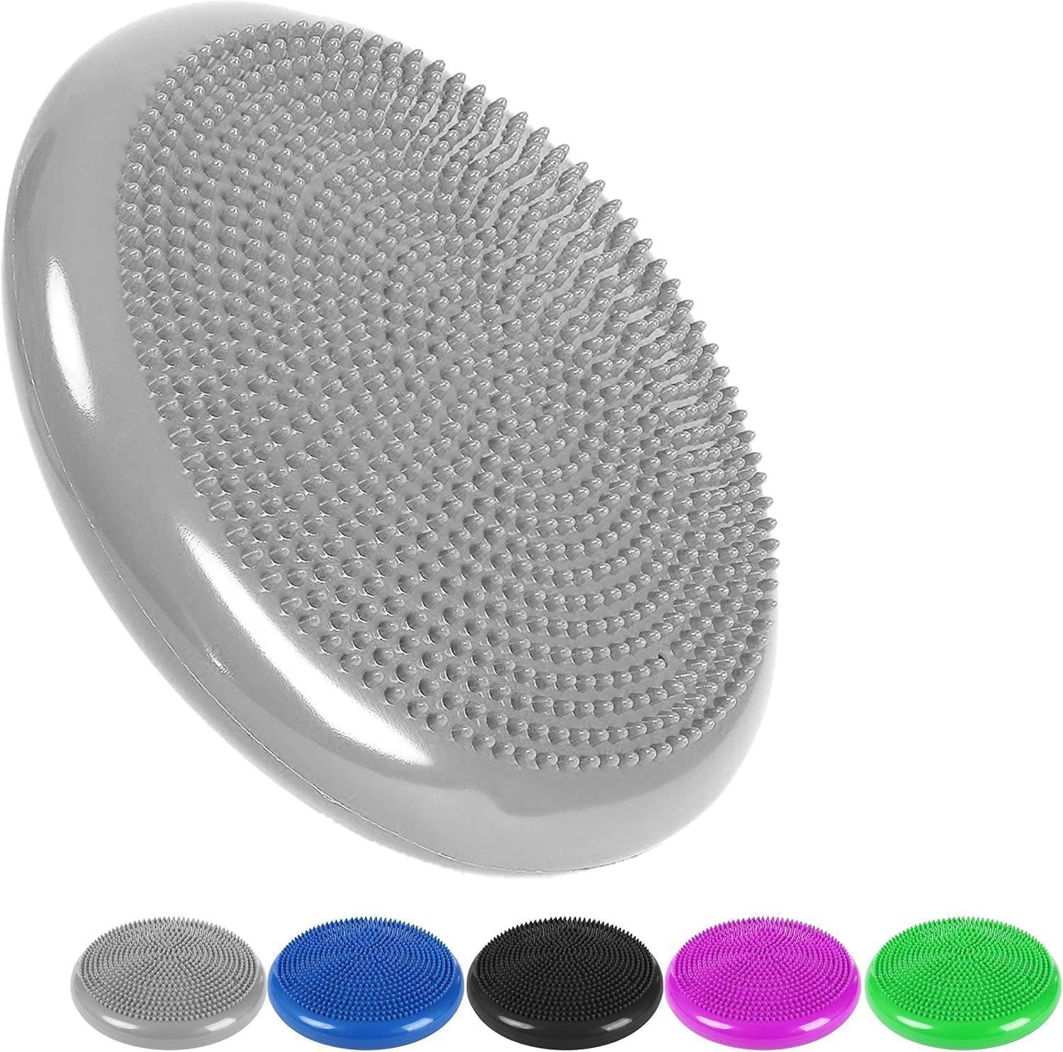 Wobble Balance Cushion Board for Fitness Exercise, Core Workout, Stability Training, Sensory Seat Cushion for Chair, Sitting Balance and Posture Support
