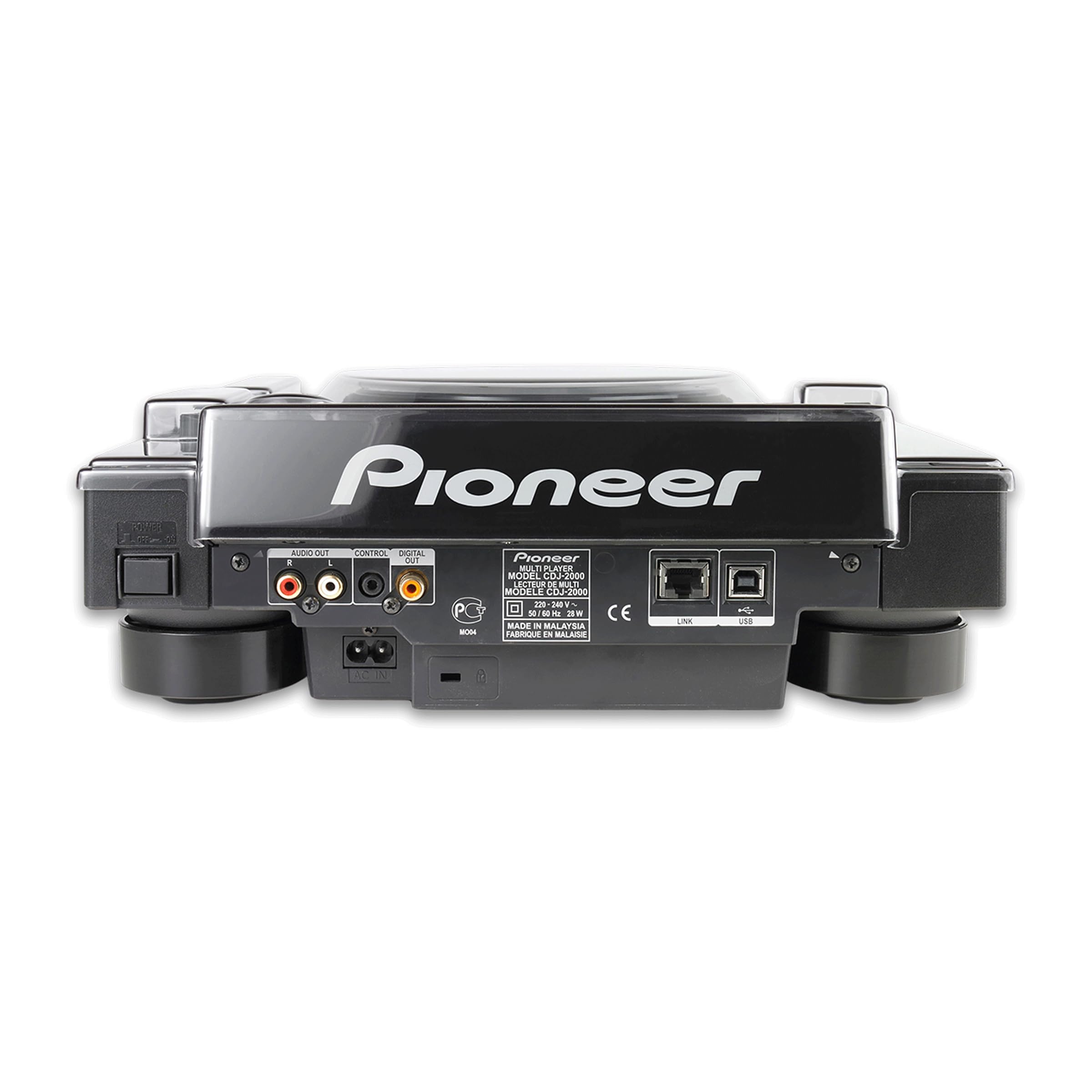 Decksaver DS-PCFP-CDJ2000 Cover/Faceplate für Pioneer