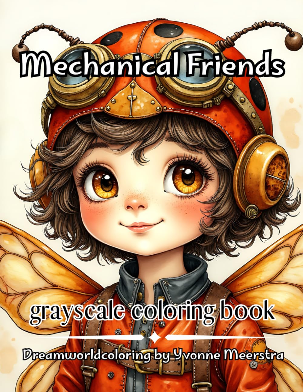 mechanical friends: Whimsical Steampunk Characters to Color