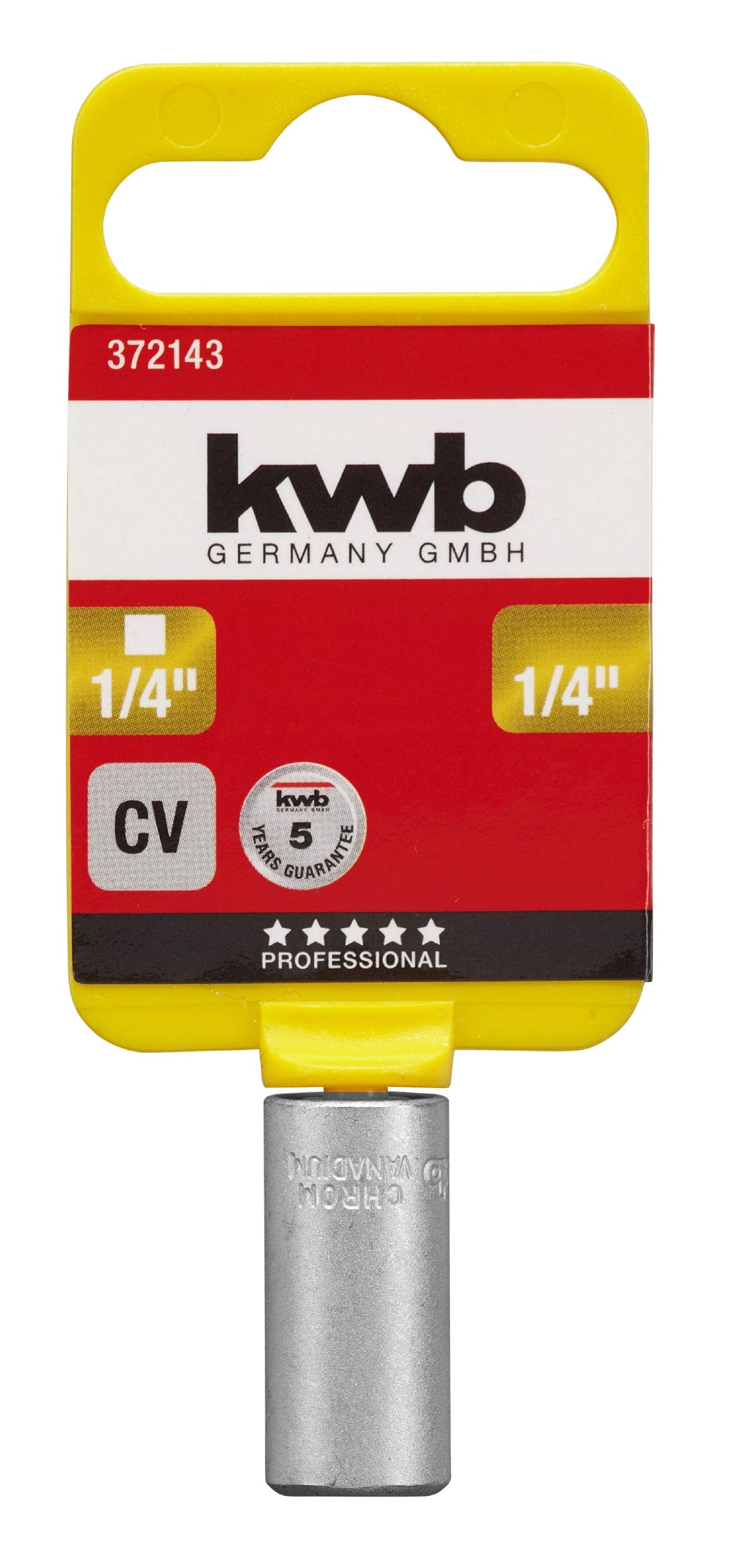 Inseritore Chiave A Bussola 1/4" Da 13mm Kwb - Per Utensili Elettrici, Professionale - Foto 5