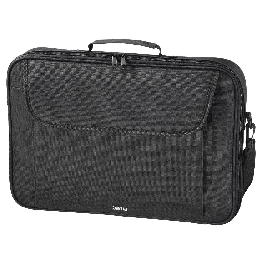 Hama Laptop Bag up to 15.6 Inches (Notebook Bag for Laptop, Tablet, MacBook, Chromebook up to 15.6 Inches, Shoulder Bag as Work Bag or School Bag for Men and Women) Black