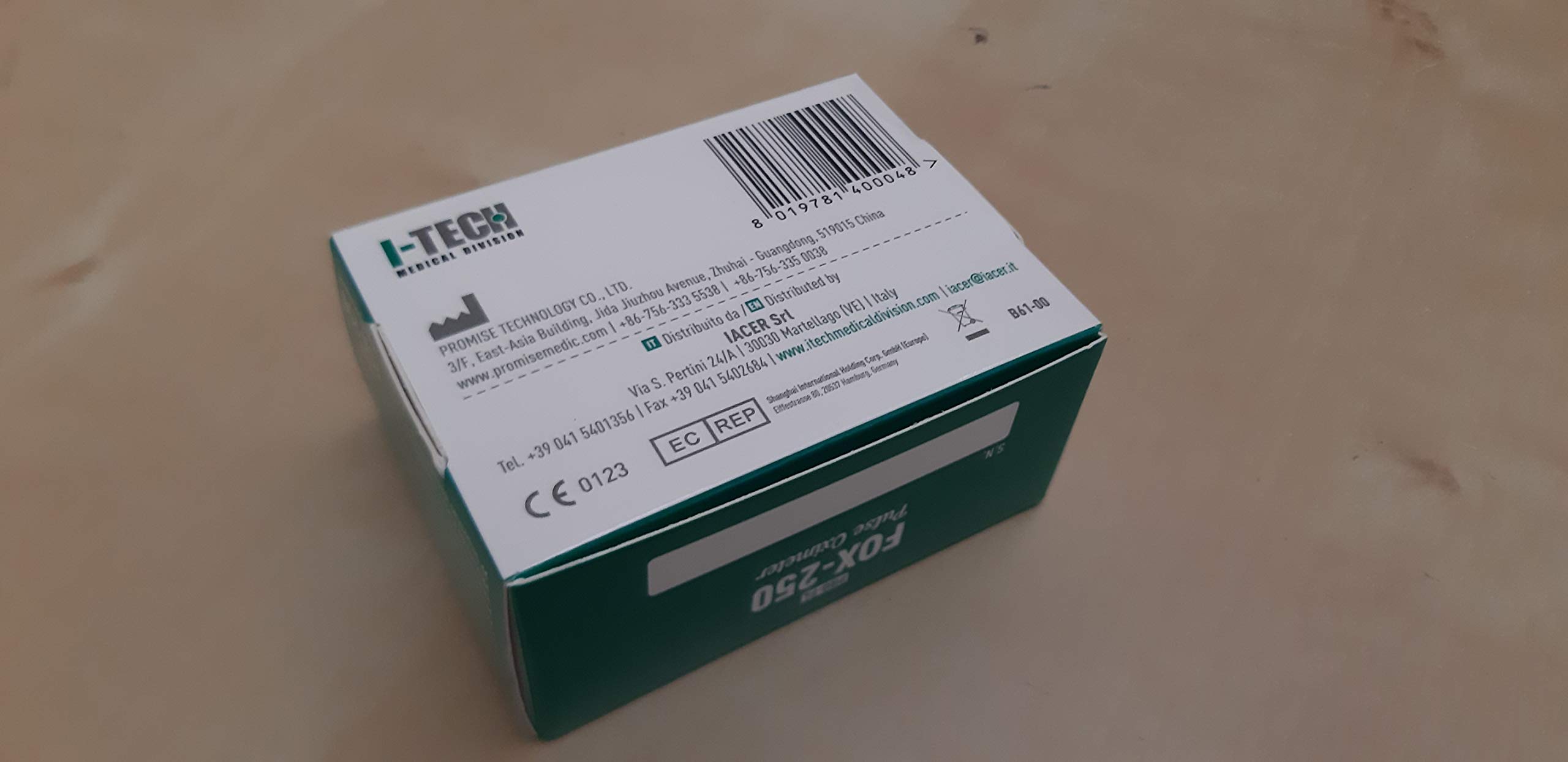 I-Tech Pulsossimetro Saturimetro Fox-250, 1 pezzo