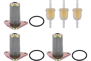 EZGO Oil Filter (3-Pack) with Fuel Filter & O-Ring Kit