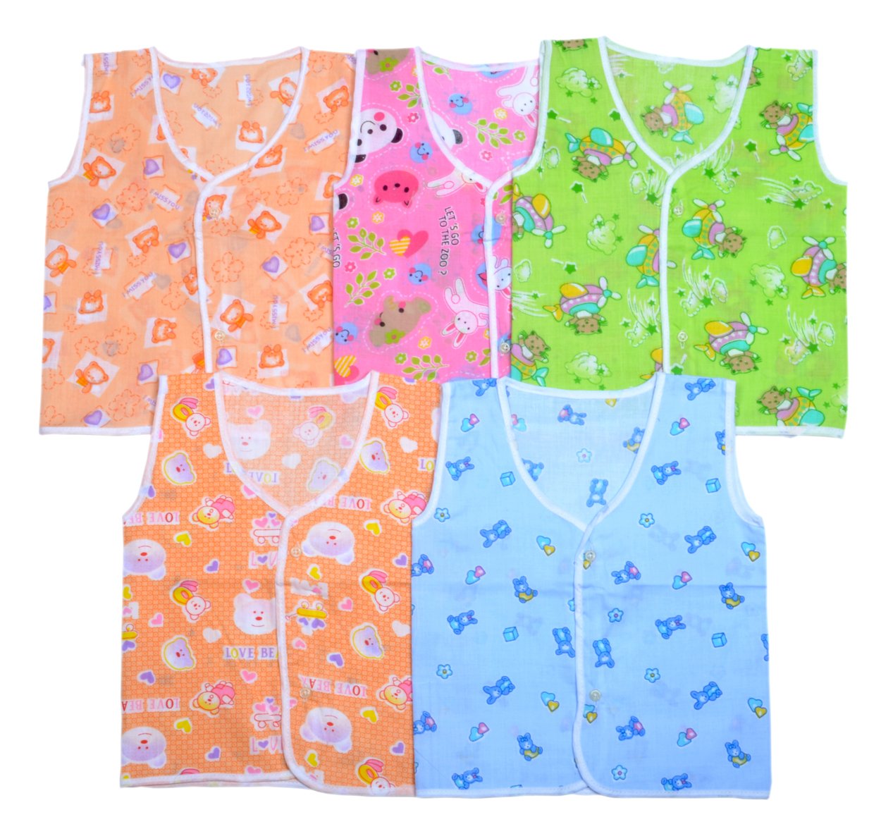 Sathiyas Infant Wear 0-6 Months (Pack of 5)