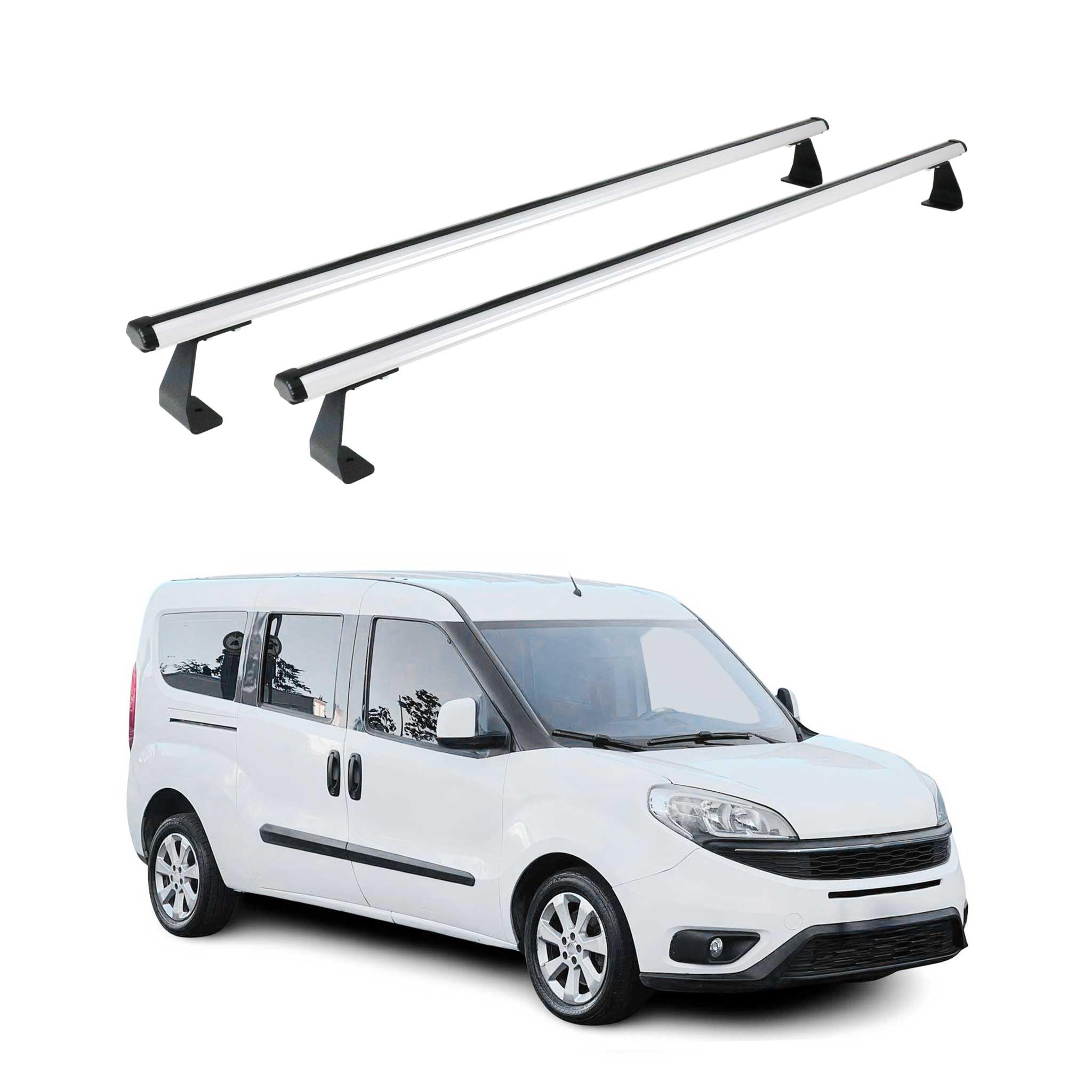 JEU DE 3 Barres de toit en aluminium pour Fiat Scudo dès 2022 EUR 238