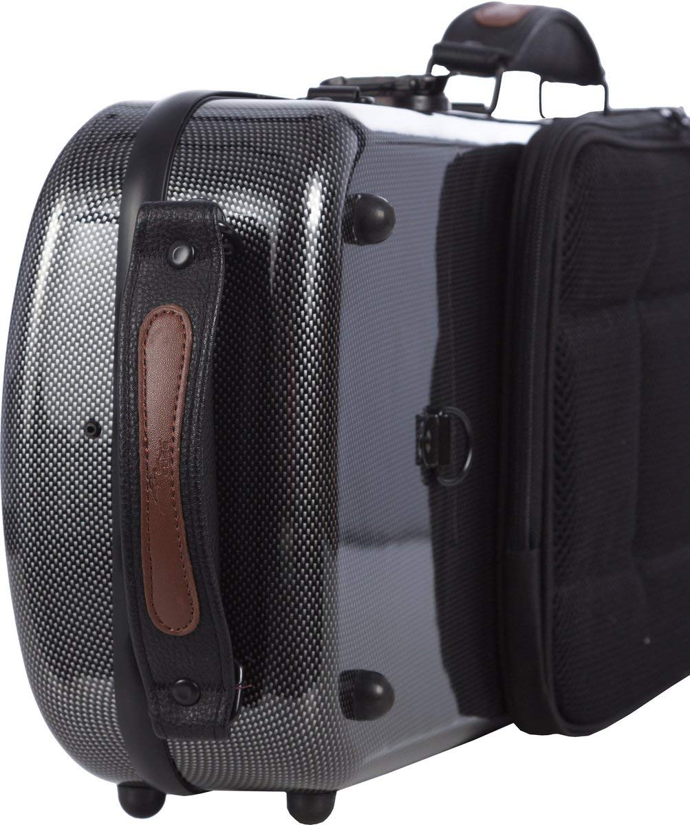 Geigenkoffer Glasfaser Oblong 4/4 carbon - navy blue M-Case