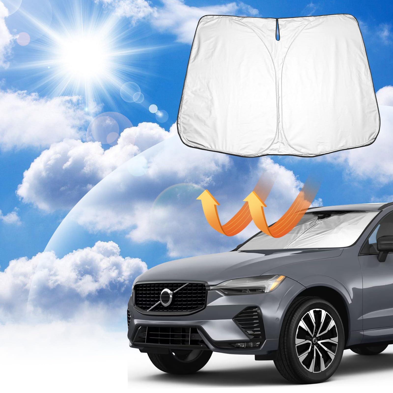 Amazon.co.jp: Coleya ボルボ XC60 2代目 2018~専用 サンシェード ひよ 