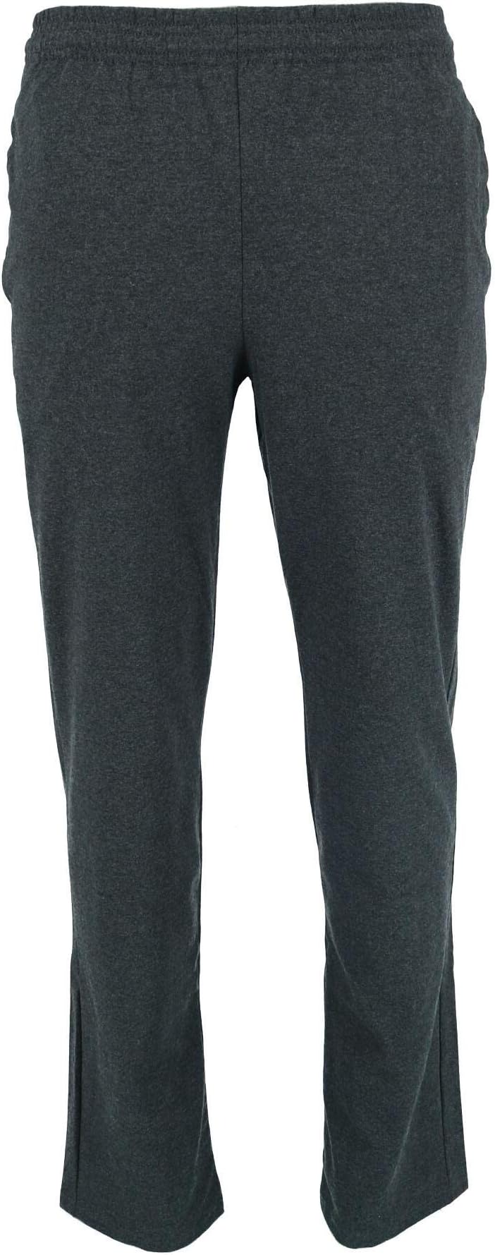 Hanes Essentials Sweatpants, Men’s Cotton Jersey Pants with Pockets, 33”