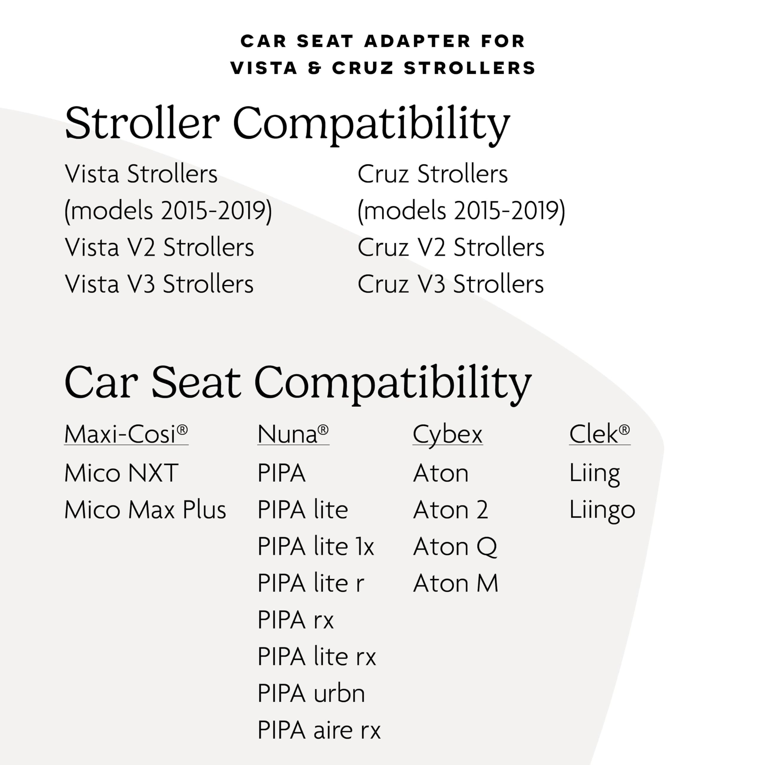 UPPAbaby Adattatori per seggiolino auto (Maxi-COSI, Nuna, Cybex e Besafe)