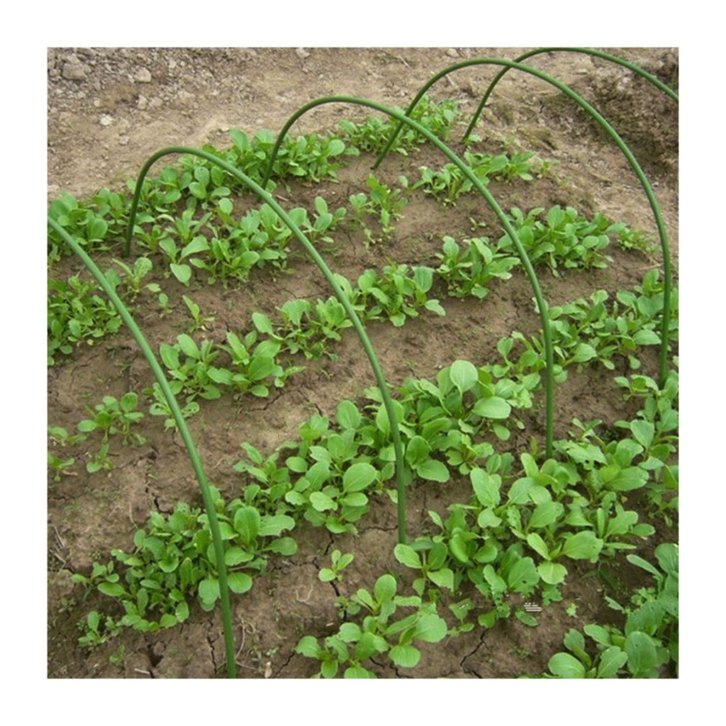 6 STÜCKE Gartenpflanztunnel-Stützreifen Pflanzenhalter-Werkzeuge, for Garten Landwirtschaftliche Gewächshausbetten Stützzubehör(W108xH60cm)