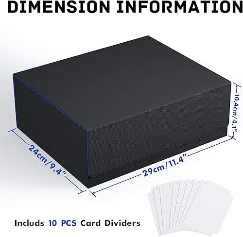 Miniatura 3 de ZLCA Caja de cartas Triple (negro)