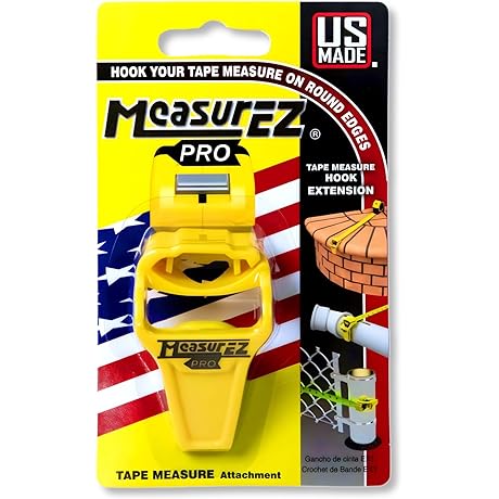 Measure Mate: The Grip Hook Tape Measure Extension for Round Surfaces