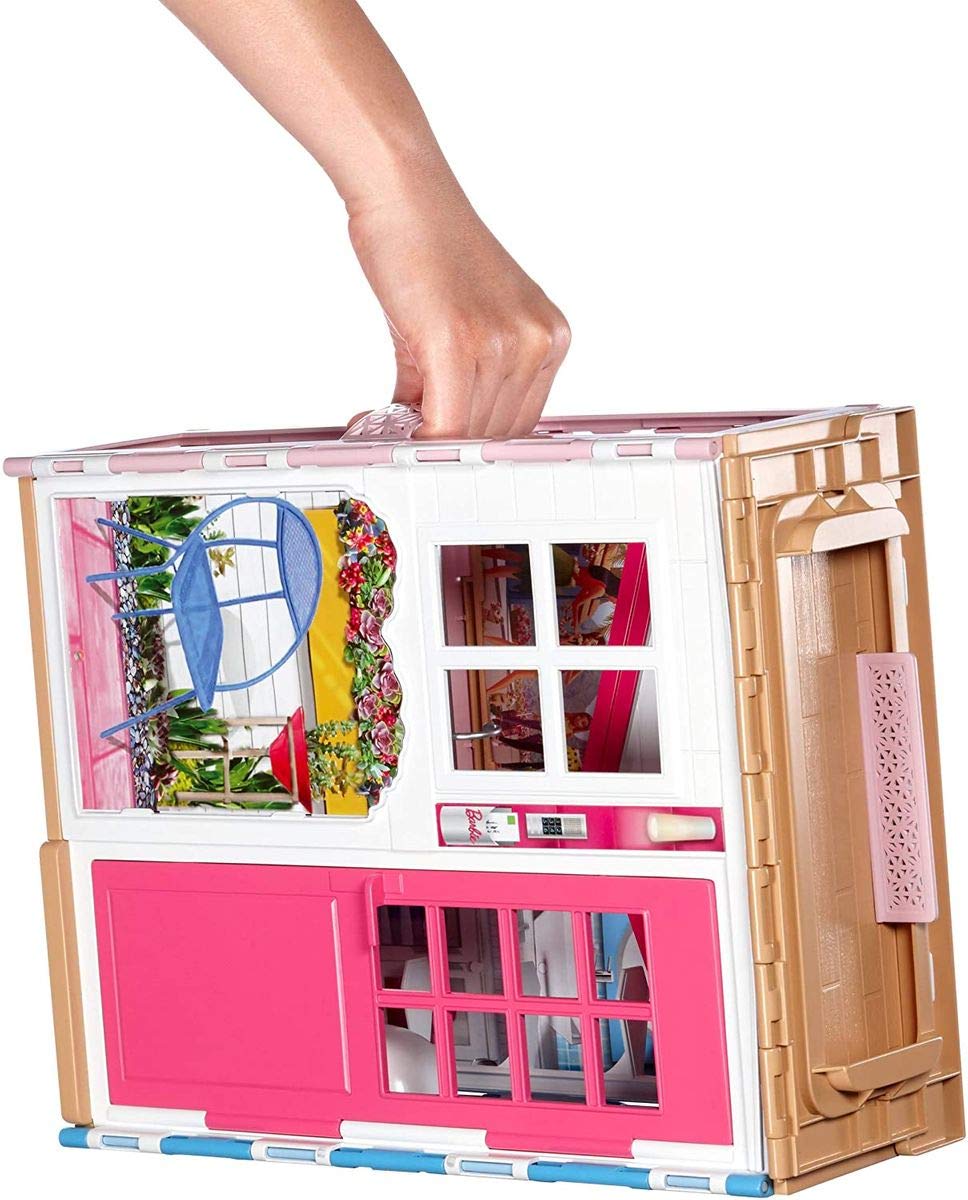 Barbie DVV48 Dwupoziomowy Domek, 52 cm, Wielokolorowy