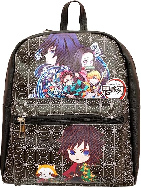 Mochila de anime Demon Slayer Tomioka Giyuu para la escuela linda cosas