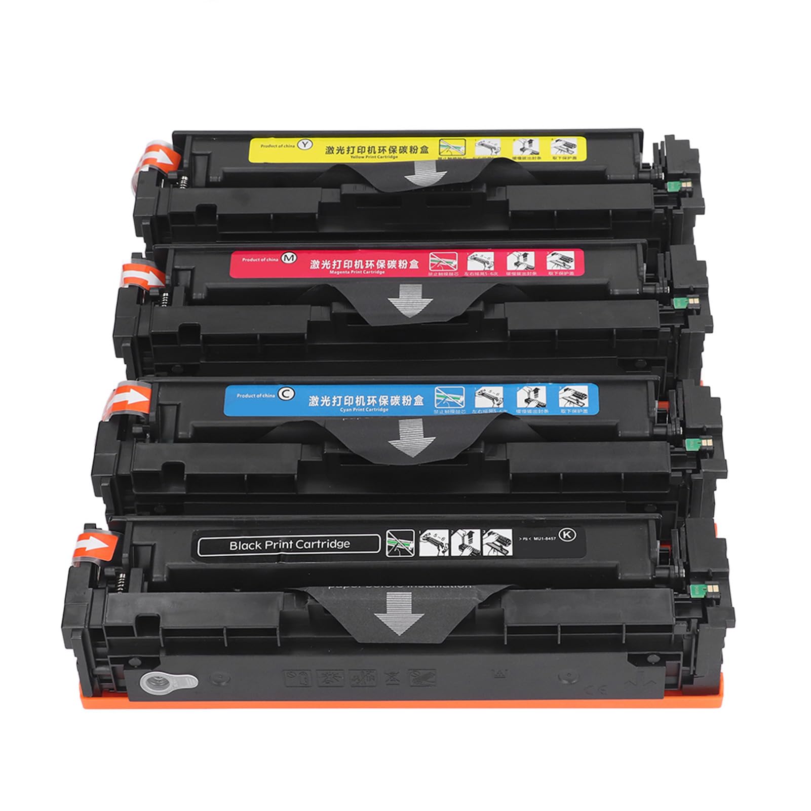 Ejoyous Set Cartucce Toner ABS Cartuccia Toner Sostitutiva per Stampante 054H Confezione da 4 Ciano Giallo Magenta 3100 e 2300 Resa Pagina per Ufficio Casa per Colori ImageClass MF640C LBP622Cdw