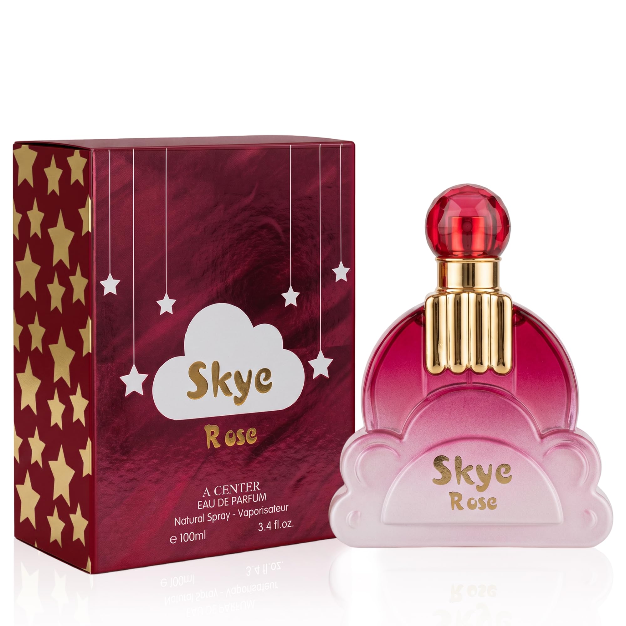 A CENTER Skye Rose Women's Perfume 3.4 Fl Oz Eau de Parfum
