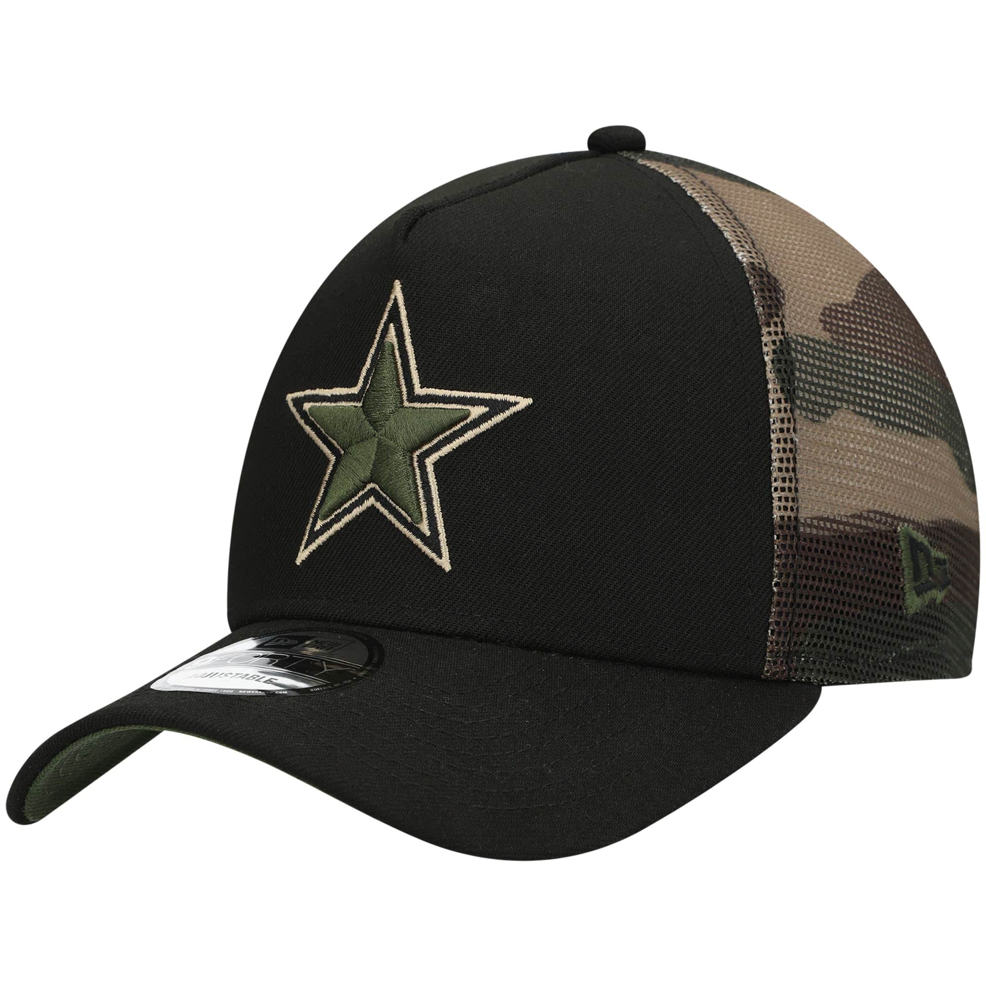 New Era Snapback Trucker Cap - Dallas Cowboys Wood camo - One Size