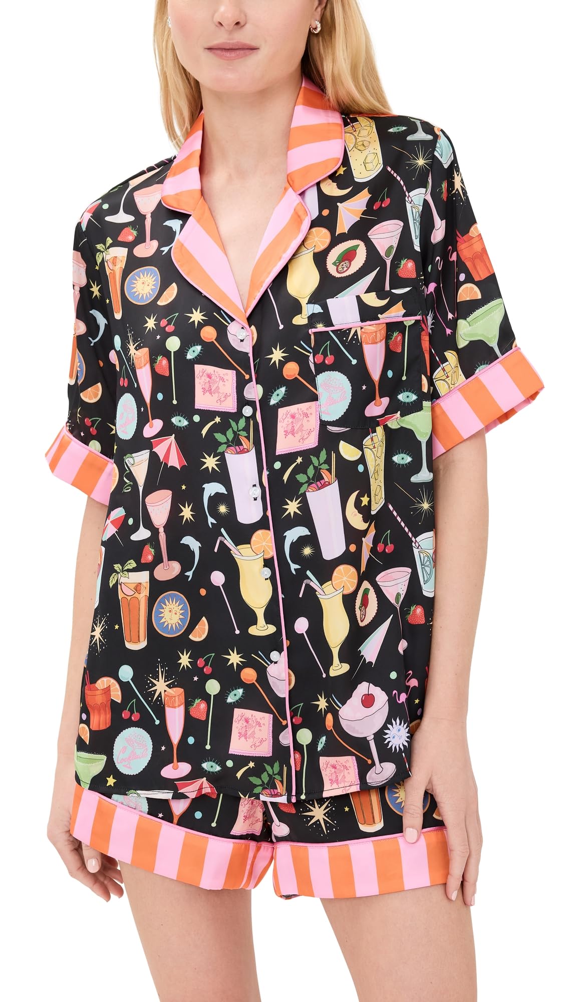 Karen Mabon Women's Short Sleeve Short Set