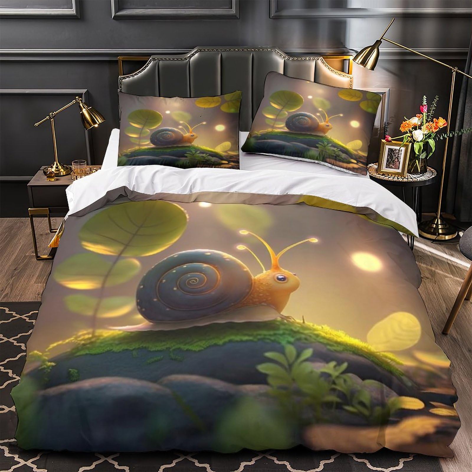 Parure de lit phoque anti-transpiration et douce pour lit double ado 200x200