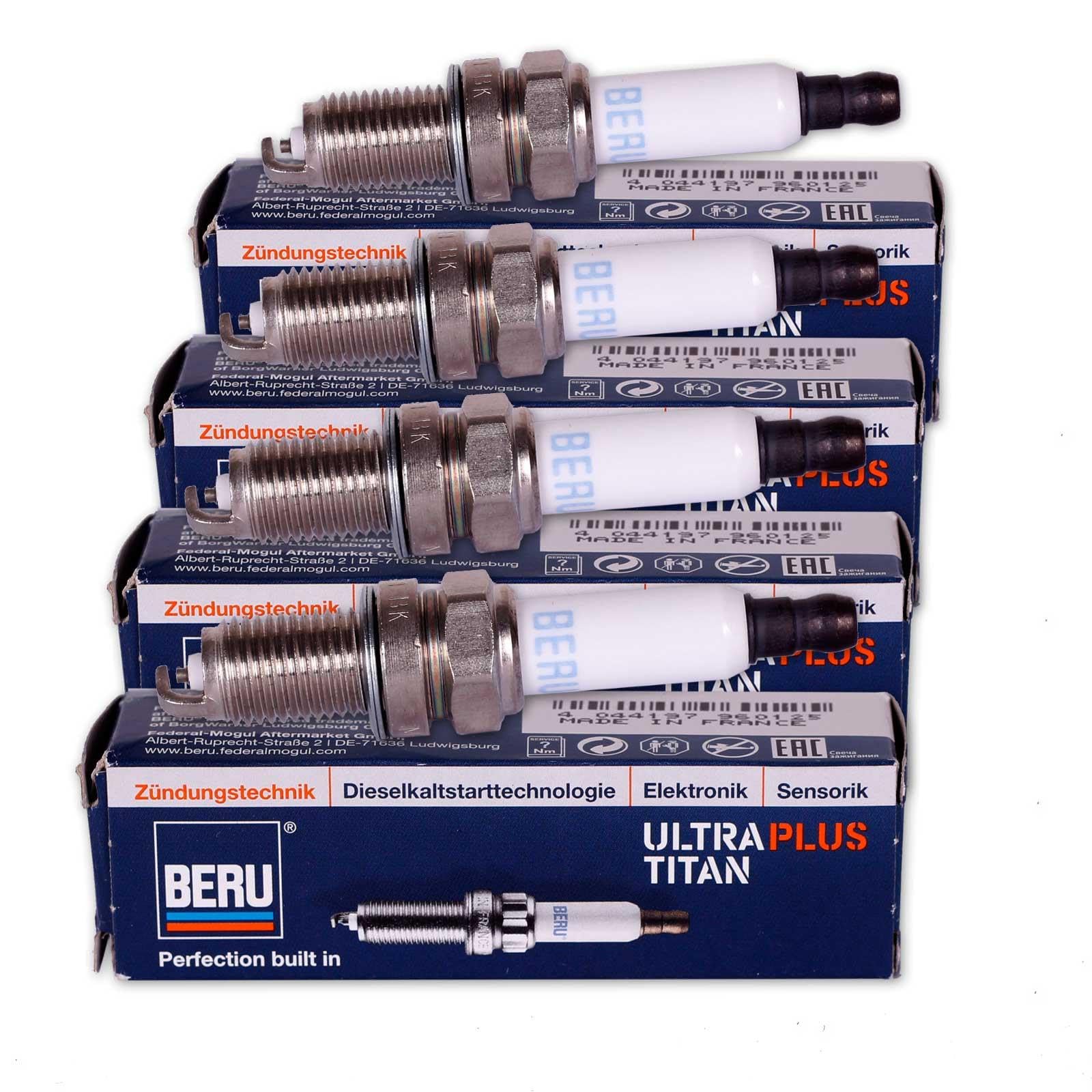 Mann Inspektionspaket+5L 5W-30 Öl | HU612/2X+CUK2243+C21005+4x UPT2+1213800200+MN1801 Kompatibel mit Adam (M13)